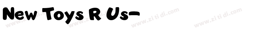 New Toys R Us字体转换